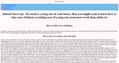 Desktop Screenshot of kittenclass.com